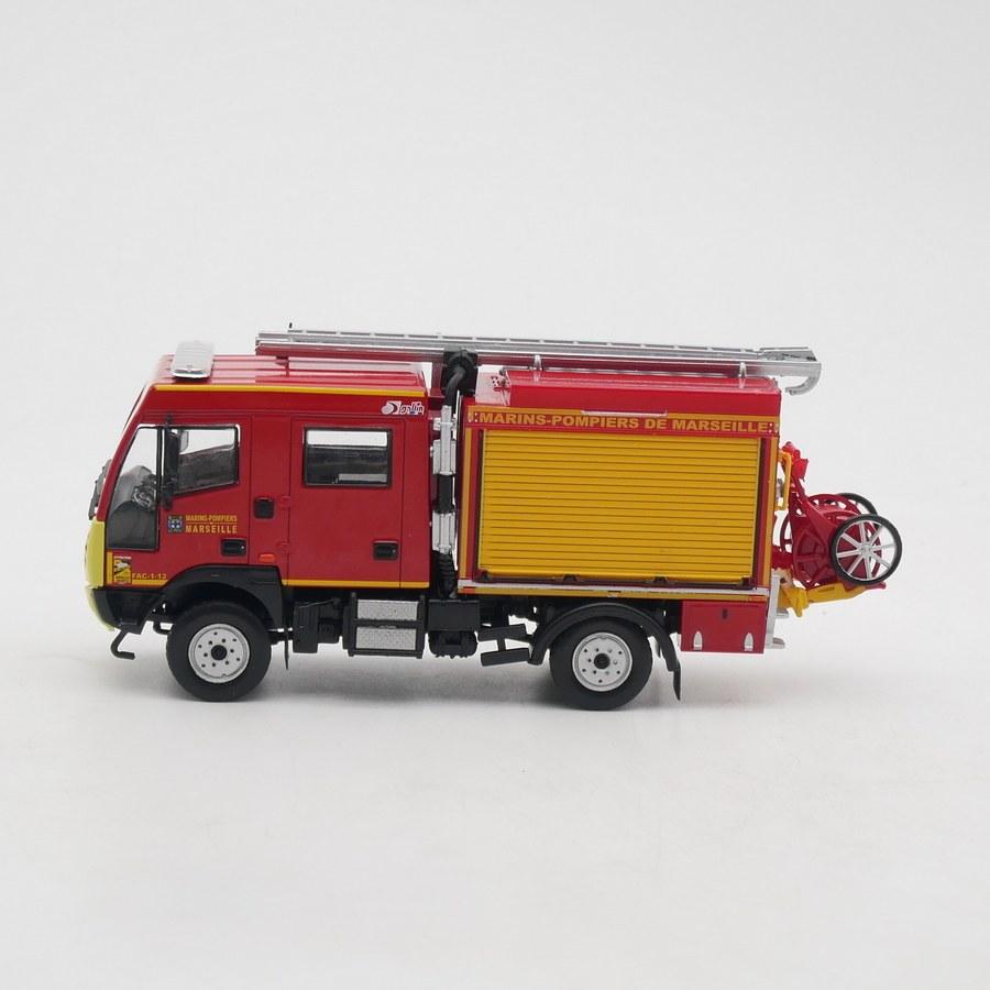 Diecast Ixo 1:43 Scale Aebi MT 750 Gallin All Terrain Fire Truck Alloy Car Model