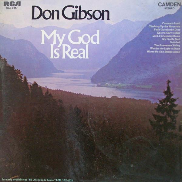 

LP Record DON GIBSON - My God Is Real CAS2317 RCA Camden 1969 US Country Used