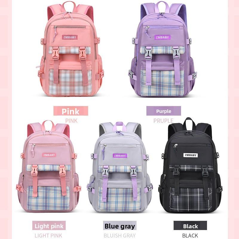 Sesame Baby Kids School Backpack With Breathable Nylon For Elementary Students