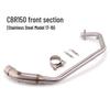 Stainless Steel Header Pipe for CBR150R/CBR125/CB150R Exhaust Modification