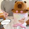Simulation Mermaid Capybara Plush Cartoon Capibara Fluffty Doll Capybara Plush Toy  Home Decor