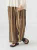 B:MING LIFE STORE by BEAMS Women's Indian Striped Lace Pants (Sizes S-M) Beige