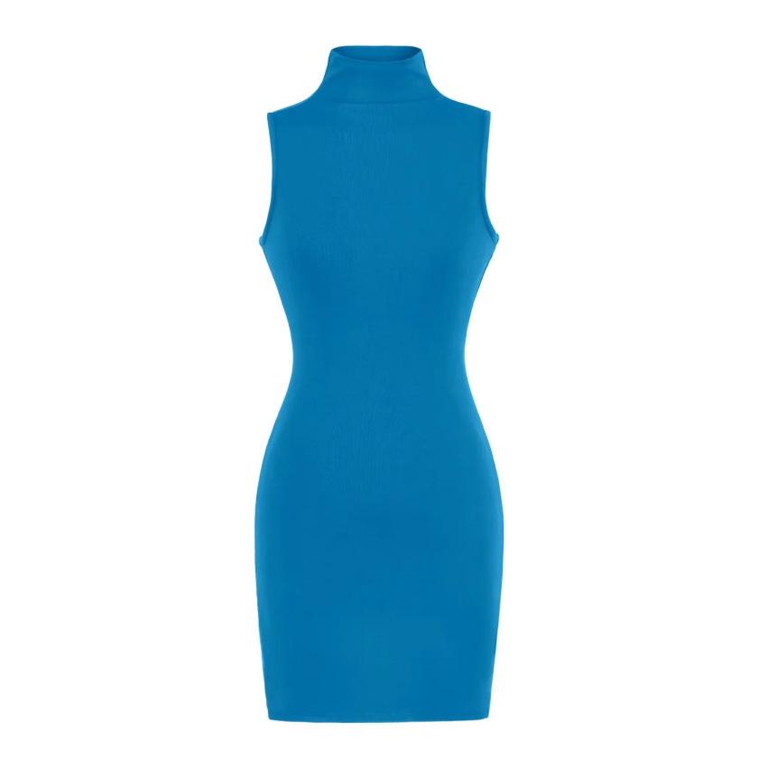 Trendy High-Waisted Sleeveless Dress: Elastic Waist, Elegant, Hip-Hugging Skirt - Early Spring 2026 Style for Women