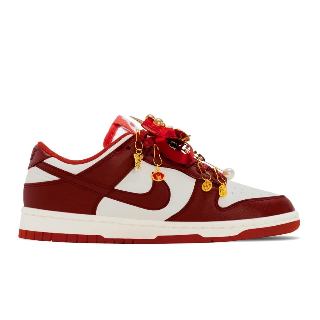 Nike Dunk Auspicious Dragon And Phoenix, Wedding Shoes, Box Abrasion Resistant Abrasion Resistant Low Top DD1873-602(TeamA-S-BOX)