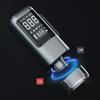 Jump Starter Vacuum Cleaner Electric Tire Pump with Light USB Rechargeable 8000mAh Bicycle Air Compressor for Car Tires