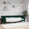 Vidaxl Sofa With Sleeping Function, Dark Green, 100X200 Cm, Velvet