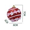 Weihnachtskugeln Blasen Kugeln Weihnachtsbaum Kreativer Dekor Anhänger 6cm Weihnachtliche Farb Punkte Bob Kugel Anhänger