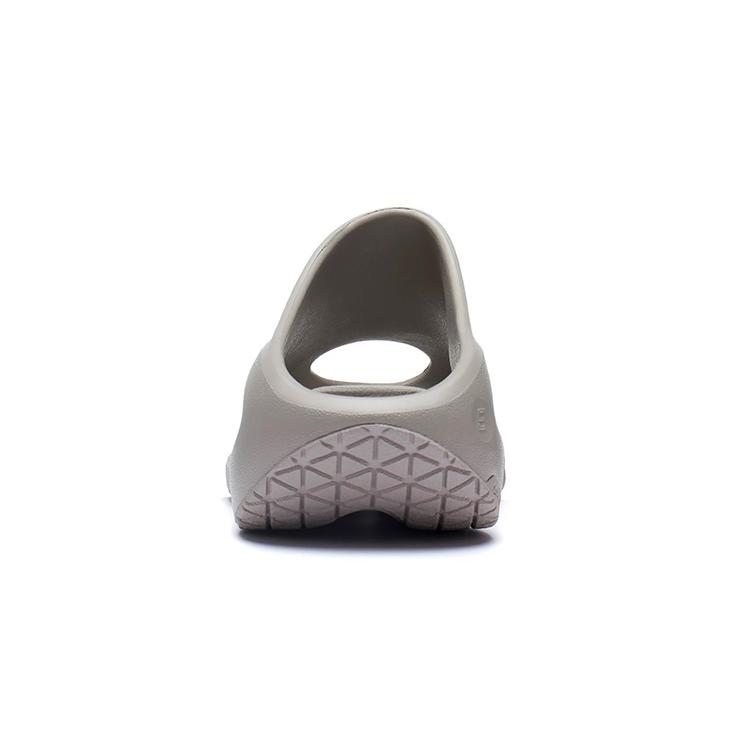 Li Ning Yun You Slay Slip Resistant Abrasion Resistant Slide Slippers Unisex Gray AZST001-3