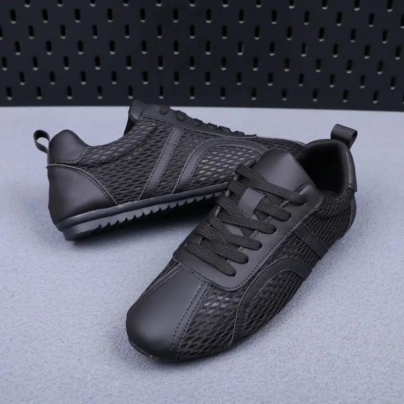 

2025 summer new convenient and comfortable Mesh Breathable Casual Sports Shoes for Men, Lightweight Running Shoes, Dechen Shoes 44 чёрный
