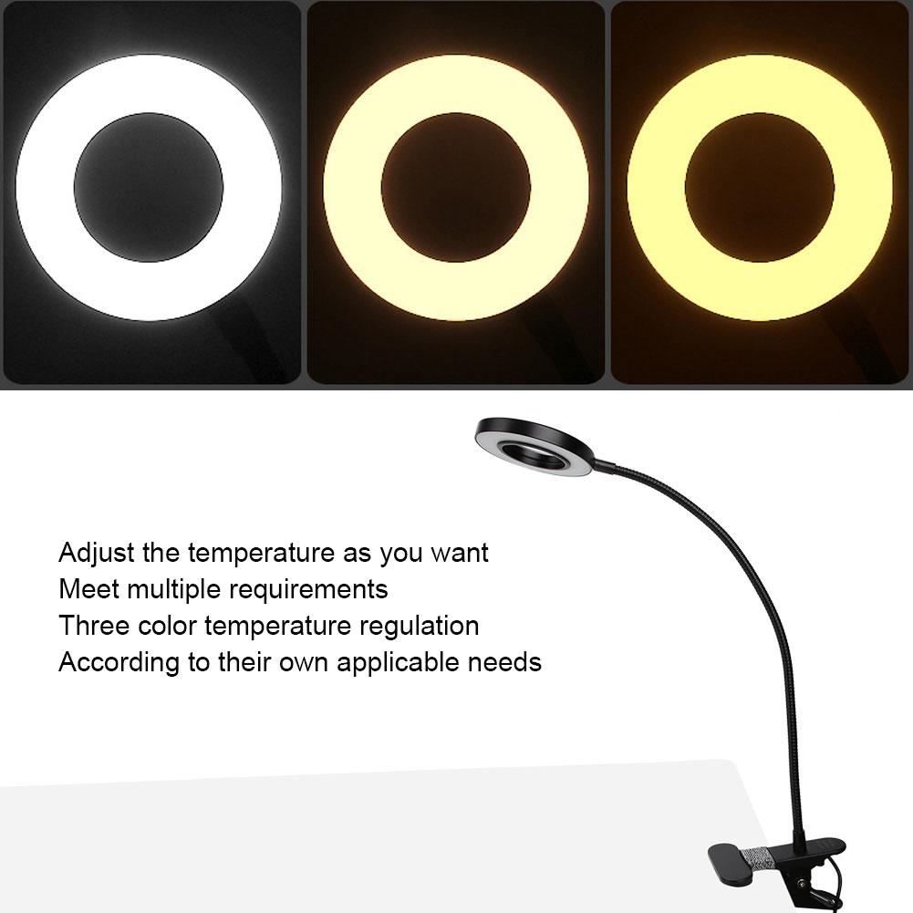 Makeup Tattoo Eye Care Reading Led Desk Light USB Nail Art Eyelash Extension Clip On Light