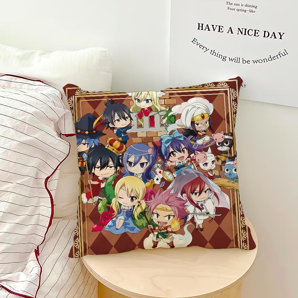 anime kawaii fFAIRY cute tTAIL chibi lucy Comfortable soft Pillow Case for Sofa Living Room Home Decor Protective Covers