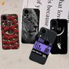 For Infinix Hot 11s Case Back Cover Clear Cute Cat Black Soft Silicone Coque For Infinix Hot11S Hot 11S Phone Case Bumper Fudna