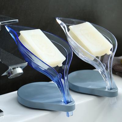 Mode Mode Salle de bain Maison Salon Support de rangement Barre de savon Éponge Égouttoir Plateau Boîte de rangement Cuisine Porte-savon Toilette Feuille Forme Boîte à savon