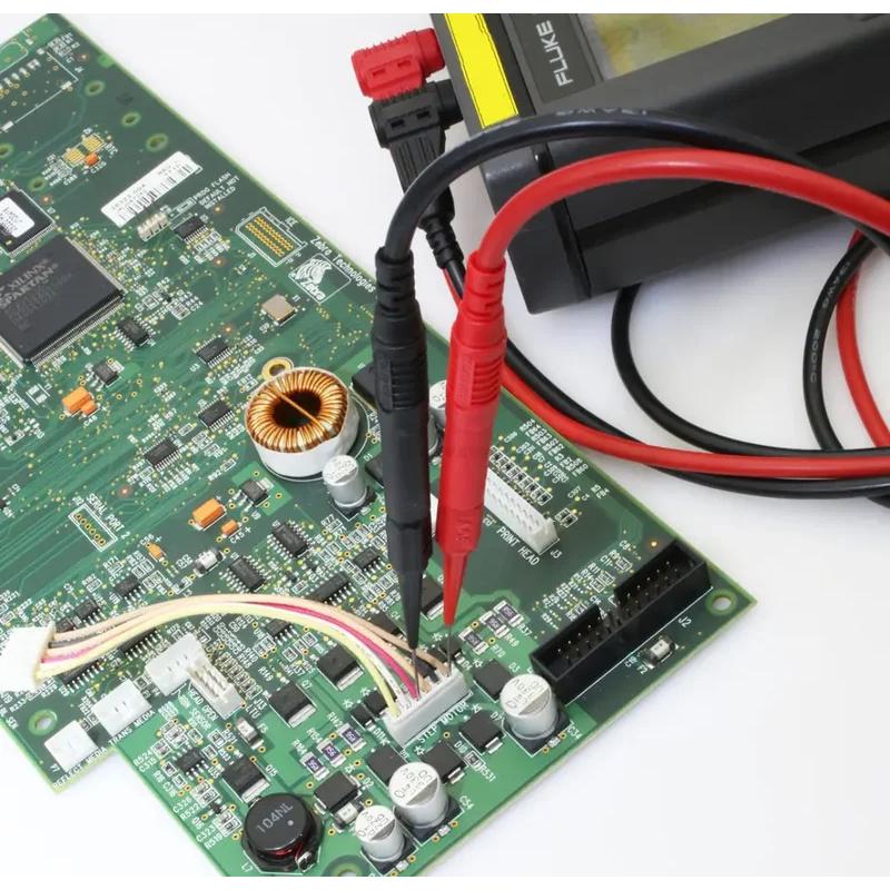 1/2pcs Aiguille de Perforation d'Isolation Sondes de Test Multimètre Non Destructives Rouge/Noir 30V-60V Pour Fiche Banane