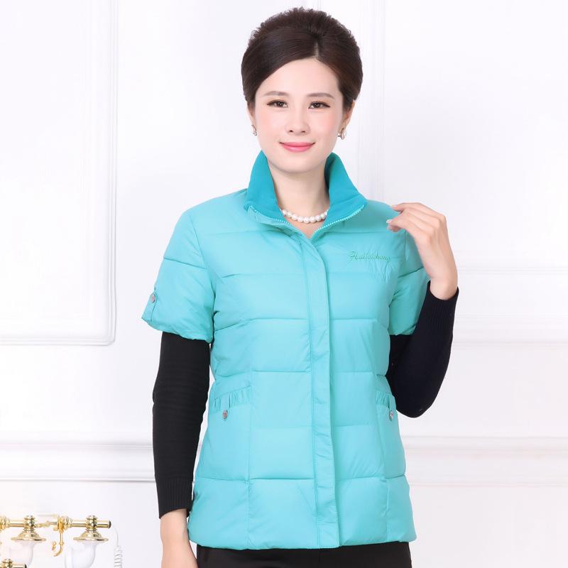 

Женский хлопковый жилет с коротким рукавом, куртка, зимний кардиган, теплая свободная одежда, размер больше XXXXL