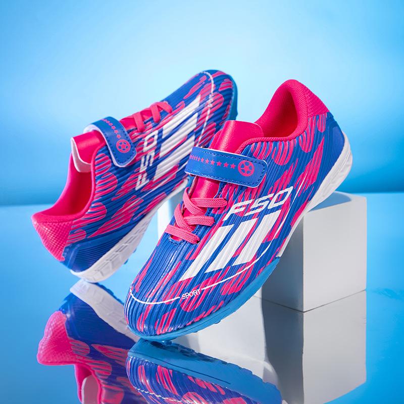 

Children s Velcro football shoes Year of the Snake New Children s and Youth Games Broken Nails Training Football Shoes Size 29-39 39