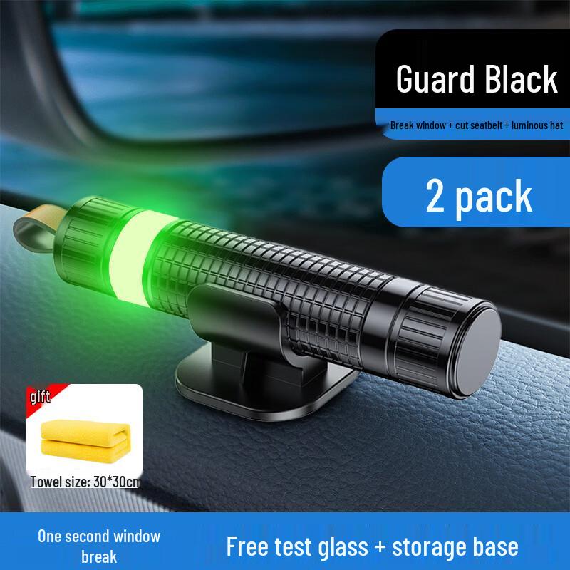 lieve Car Emergency Tool - Window Breaker & Seatbelt Cutter (2-Pack)