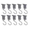 10Pcs S-Shaped Sturdy Metal Awning Hooks for RV Camping Outdoor Camper Hanging Accessories Party Light Hangers And Hat Racks