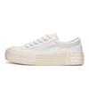 Platform canvas shoes women's height-increasing dissolving shoes niche versatile white shoes retro casual board shoes MIS-614