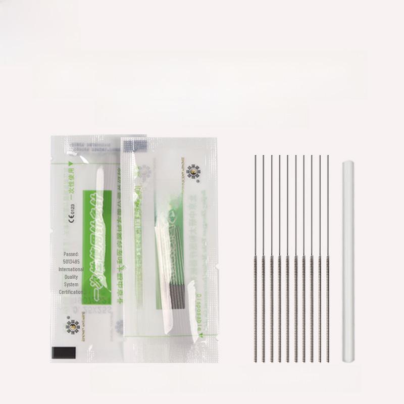 Zhongyan Taihe Sterile Einweg-Akupunkturnadeln, 500 Stück/Box, 10 Stück/Röhrchen, Stahl-Filiformnadeln