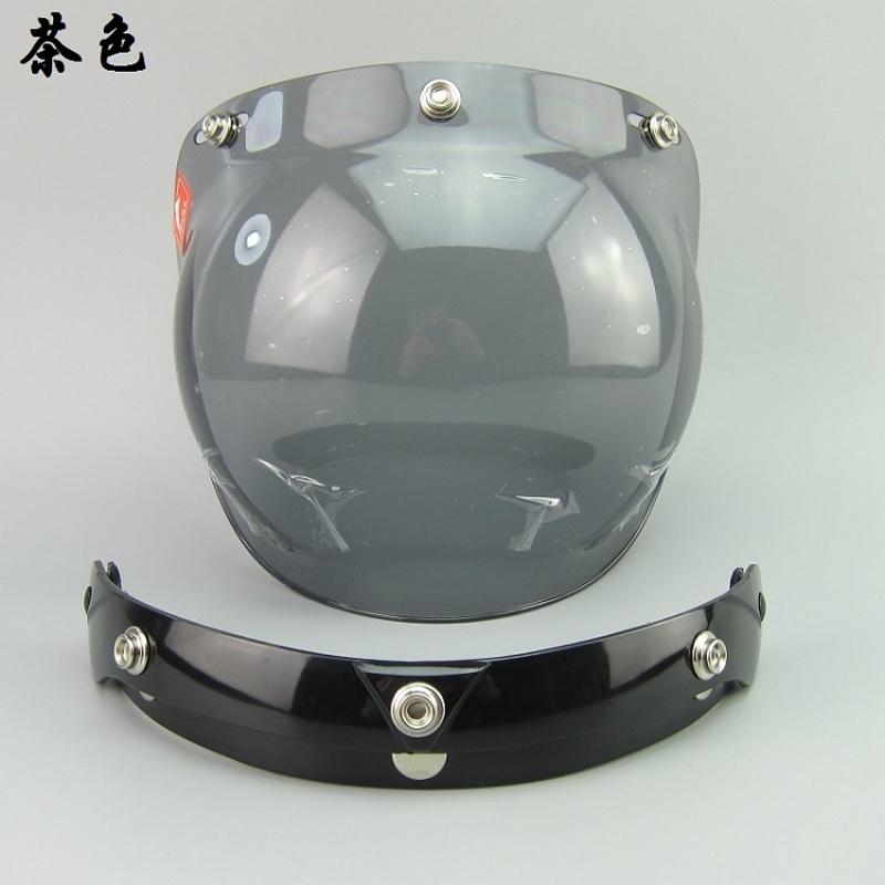 helmet bubble visor top quality open face motorcycle helmet visor 12 color available vintage helmet windshield shield