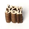 Pack of 60 Wooden Letters Wood Slices Unfinished Signs Scrapbooking Crafts Anniversary Gifts Love Wedding Happy Birthday Party