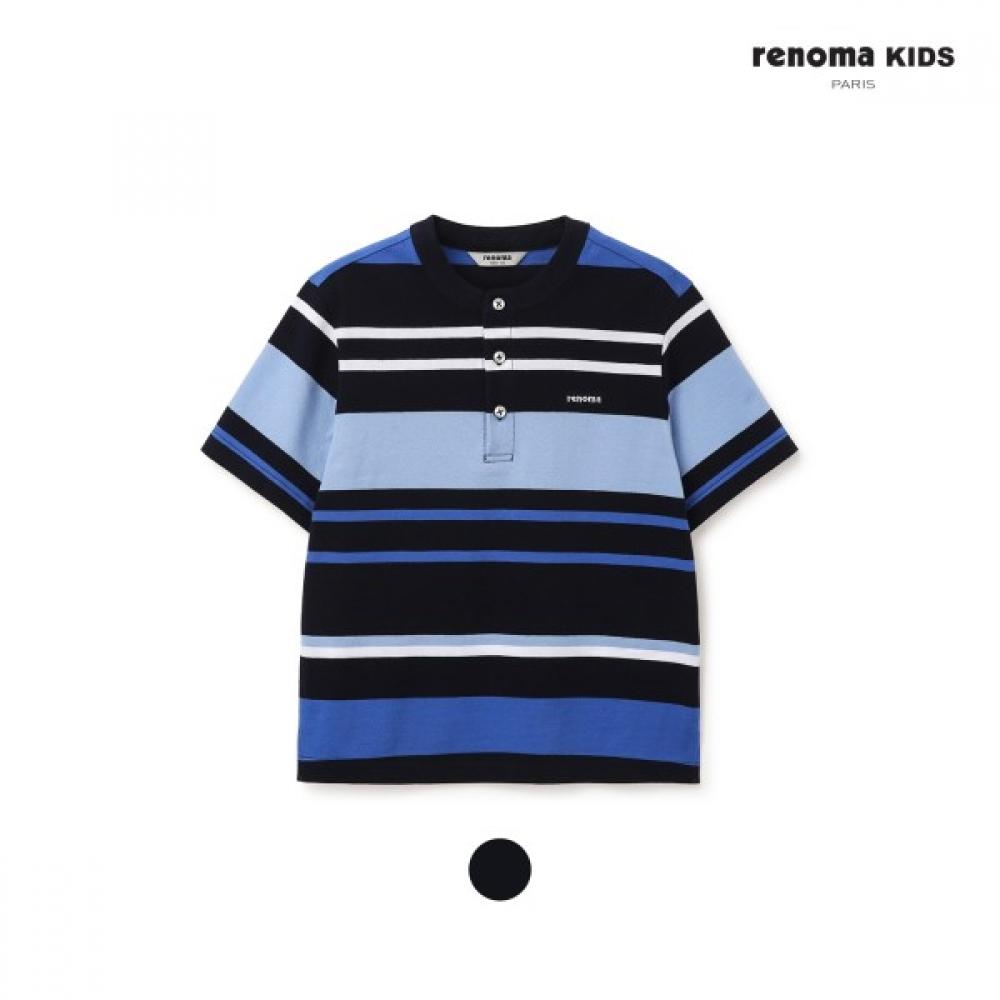 

[renoma Kids] Boys Pq ST Henley Neck T shirT r2421T121 11 navy/150