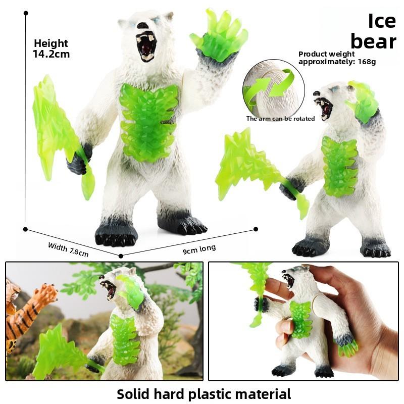 Combat Form Tree Demon Octopus Crab Monster Ice Bear Warcraft Model For Kids Collectible Display