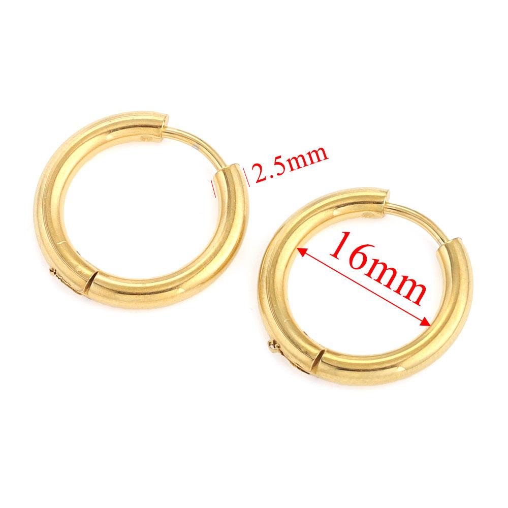 6pcs Stainless Steel Earring Hoop Women Earrings Korean Earrings Hoop Earring for Women Female Earring Jewelry Gifts
