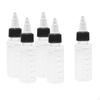 5 Pack PET Dropper Bottle, Plastic Bottle Pointed Mouth Top for Essential Oils, Liquid,
