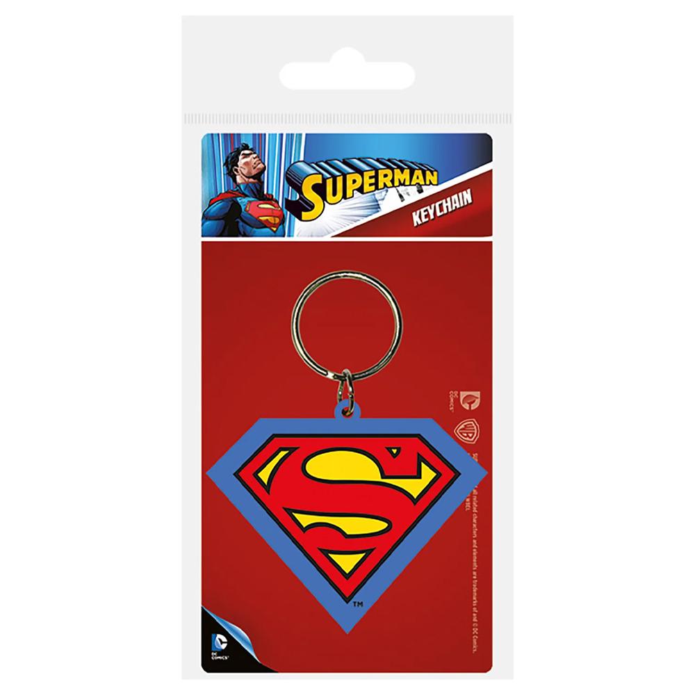 SUPERMAN Logo Keyring
