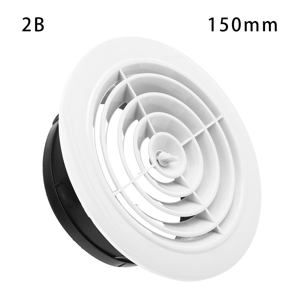 75/100/150mm Ducting Ventilation Grilles Air Vent Cover Extract Valve Grille Durable Air Circulation Vents Cap Home Decoration