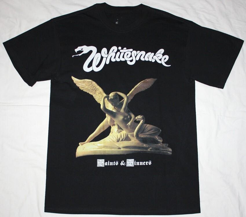 WHITESNAKE Saints & Sinners 82 Black Men T-shirt S-234XL AG056 S разноцветный