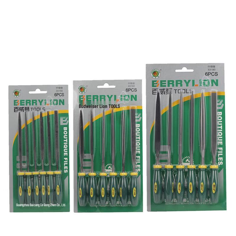 Berry Lion 6-Piece Assorted File Set