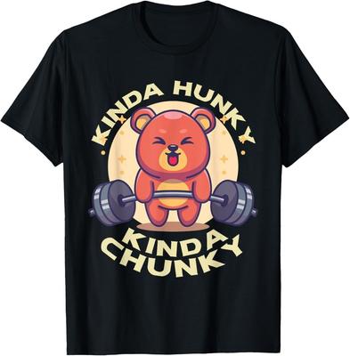 Lustiges Irgendwie Mollig Irgendwie Muskulös Bodybuilding Fitnessstudio Powerlifting Unisex T-Shirt