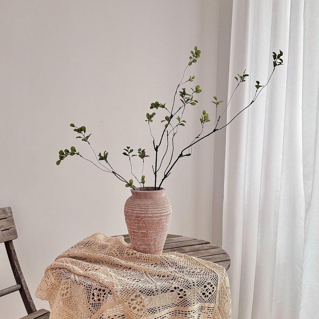 Chinese Style Autumn Branches for Home and Hotel Decor - Artificial Green Plant Ornaments for Flower Arrangements