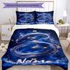 3pcs Custom Name Dragon Bedding Set Duvet Cover Closure Includes 1 Duvet Cover & 2 Pillowcases, Soft and Comfortable for All Seasons.