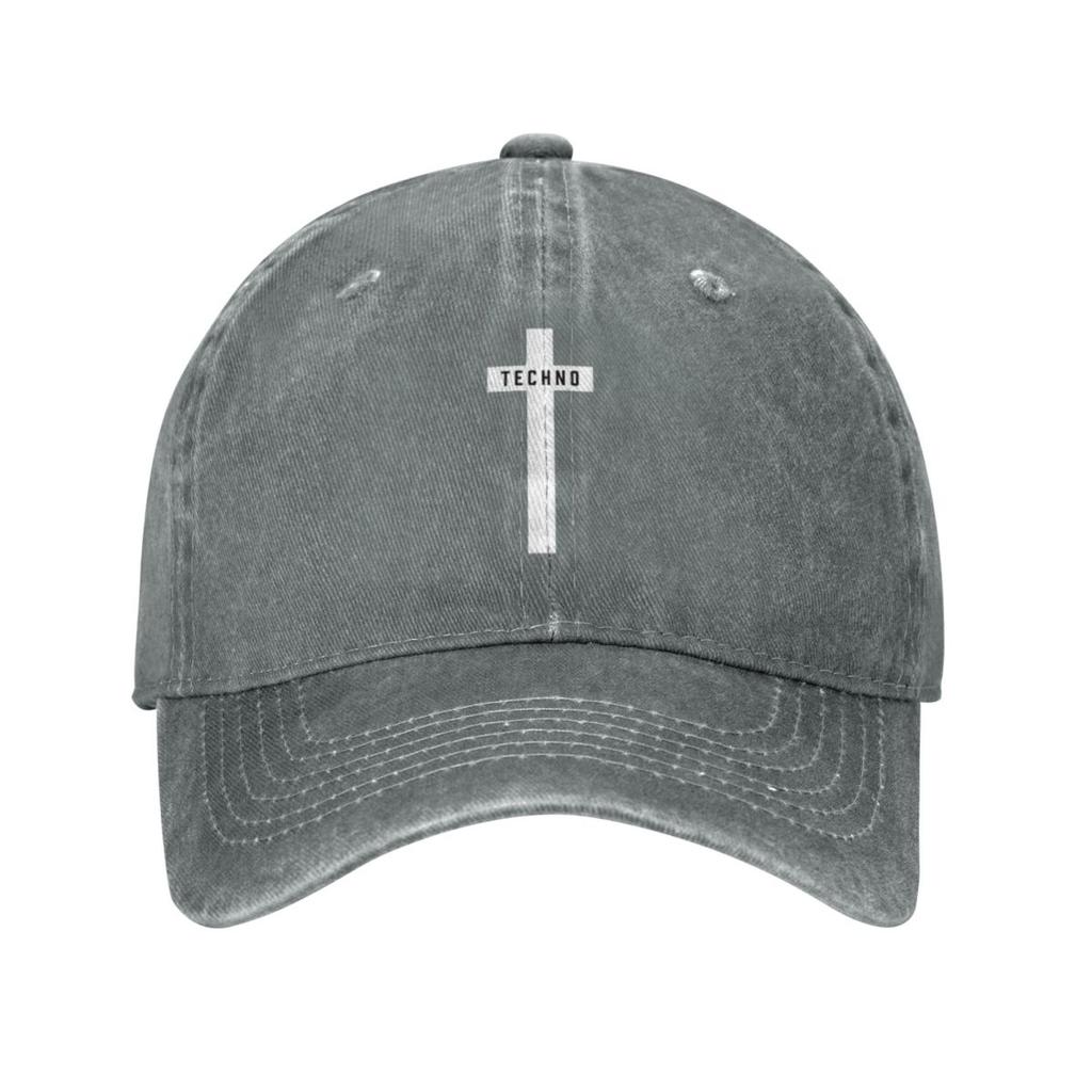 Techno Cross Personalisierte Retro Denim Gewaschene Baseballkappen Damen Cowboy Sonnenschutzhüte Camping Herren Snapback Kappe
