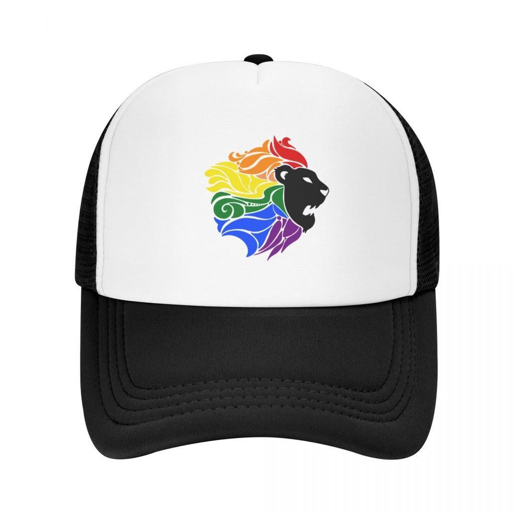 Rainbow flag lion Baseball Cap Horse Hat Beach Fishing cap Hats Man Womens
