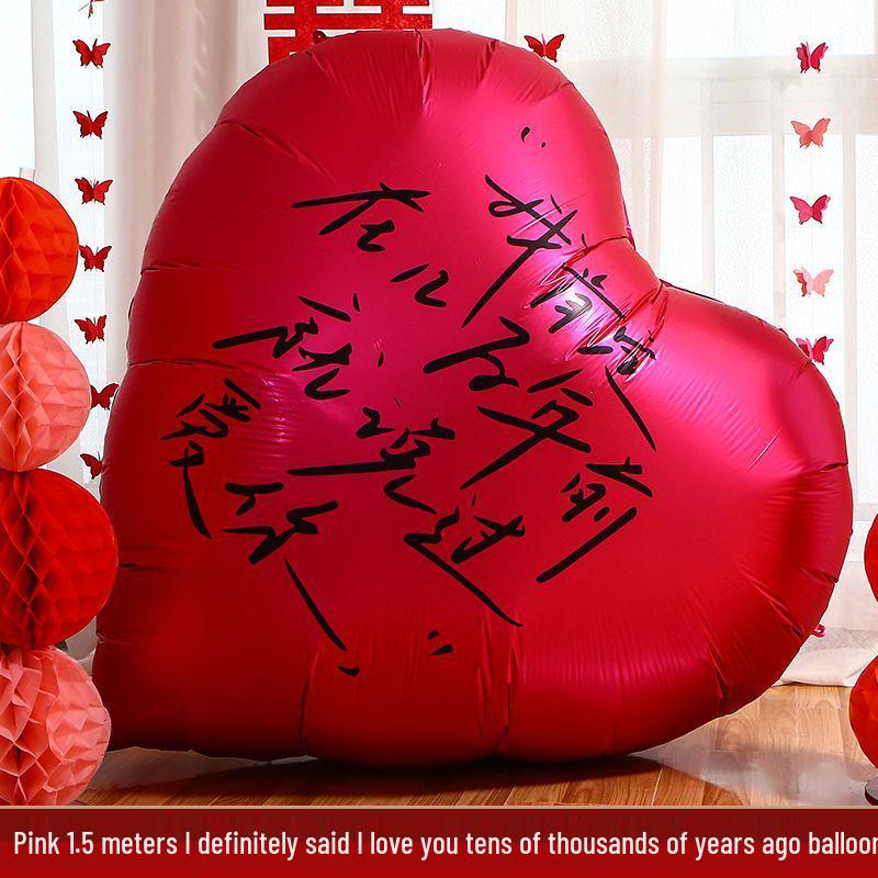 Herzförmige Ballons für Verlobung, Hochzeitsdeko und Heiratsantrag - Kostenloser Versand