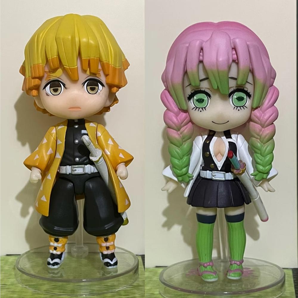6pcs/set Anime Demon Slayer Kimetsu No Yaiba Figure Kamado Tanjirou Action Figure Agatsuma Zenitsu Nezuko Warrior PVC Model Toys