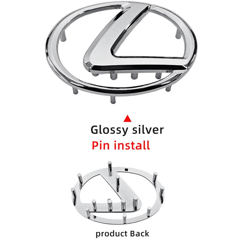 ABS Steering Wheel Center Emblem Sticker for Lexus RX NX ES IS GX LX UX CT GS F Sport RX300 RX350 GX460 etc Logo Badge Decal