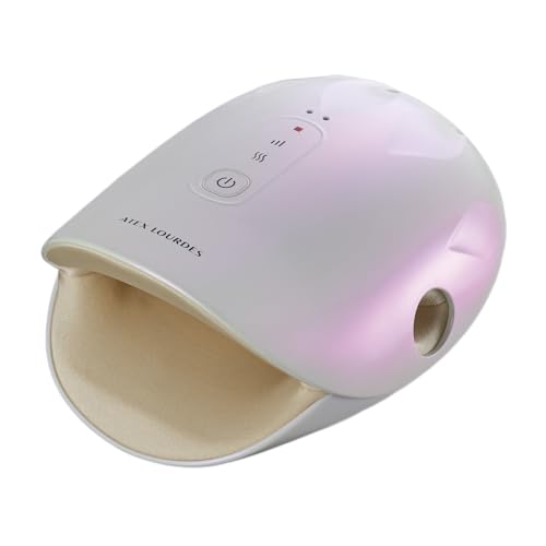 ATEX Lourdes Hand Massager, Cordless Hand Care, AX-HJ365wh, White, Hand and Finger Heater, Warmth, Airbag, Finger Stretching, Compression, Heating, Ha
