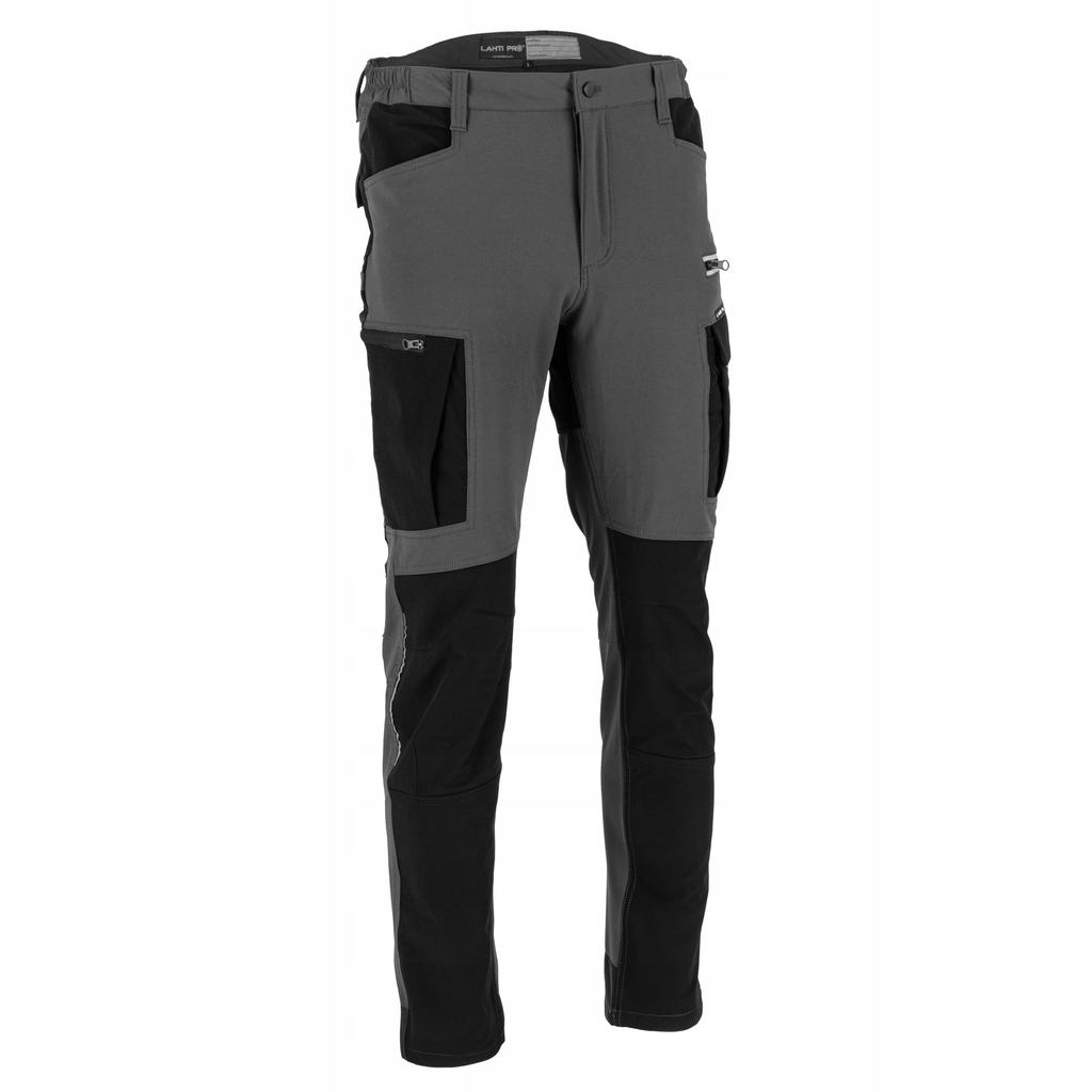 Men' Long Stretch Work Trousers To The Waist Gray Lahti Pro L40554 1 Pc