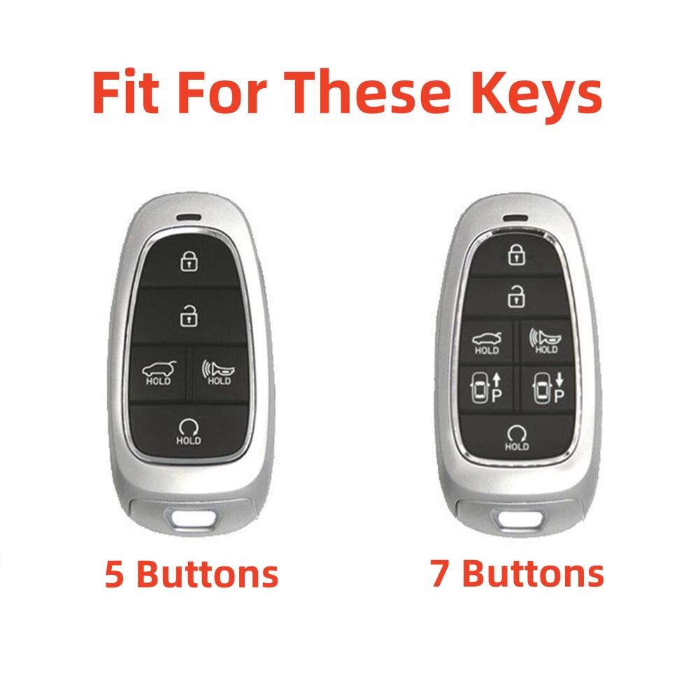 TPU Car Key Cover for Hyundai Santa Fe Tucson 2026 NEXO NX4 Atos Solaris Prime 2026 Auto Shell Fob Case Keyshell