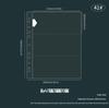 Light & Night 4-Pocket Card Album: Fits 6-Inch Polaroid & A4 Cards, High-Transparency Pages