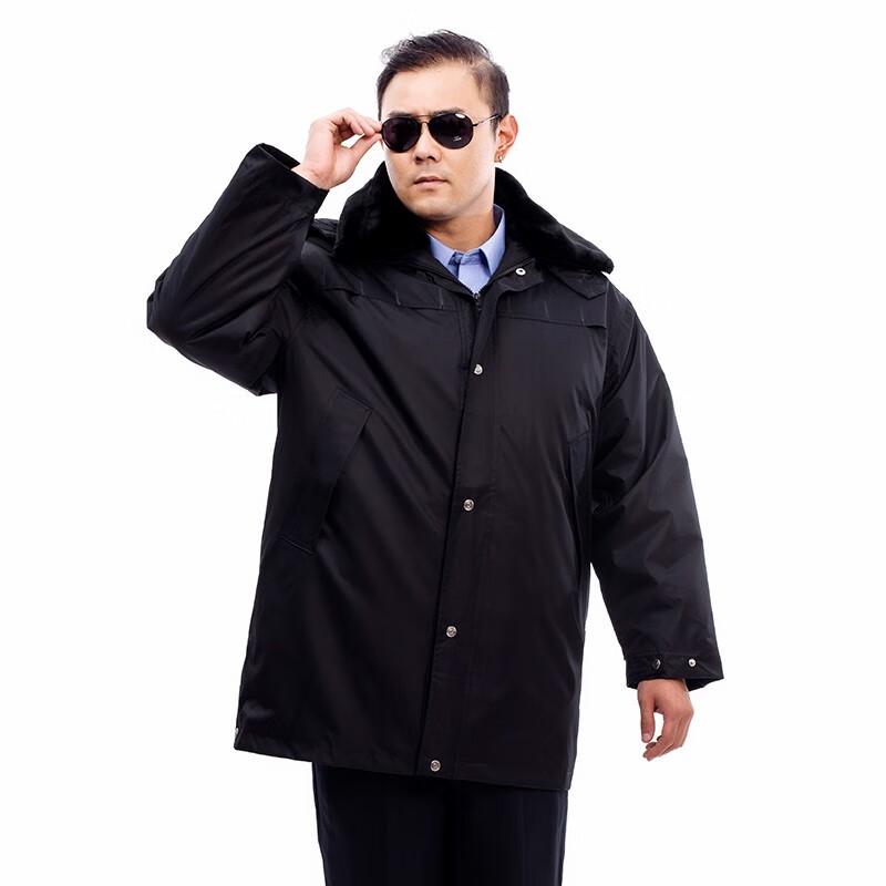 Ant Traveler Wool Fleece Security Guard Winter Overcoat