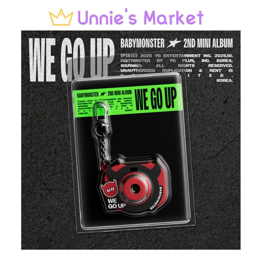 [Předobjednávka] BABYMONSTER [WE GO UP] MINI PŘÍVĚSEK NA KLÍČE Ver. / 2. MINI ALBUM + Dárek zdarma