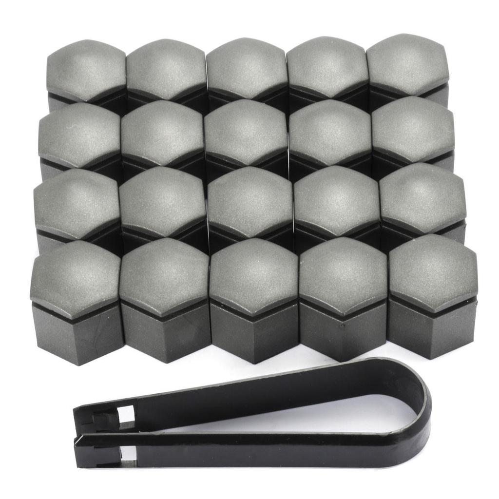 20 X Pcs Cromo Tuerca De La Rueda Perno Cubre Ajuste Audi Opel BMW Mercedes X 21mm Caps