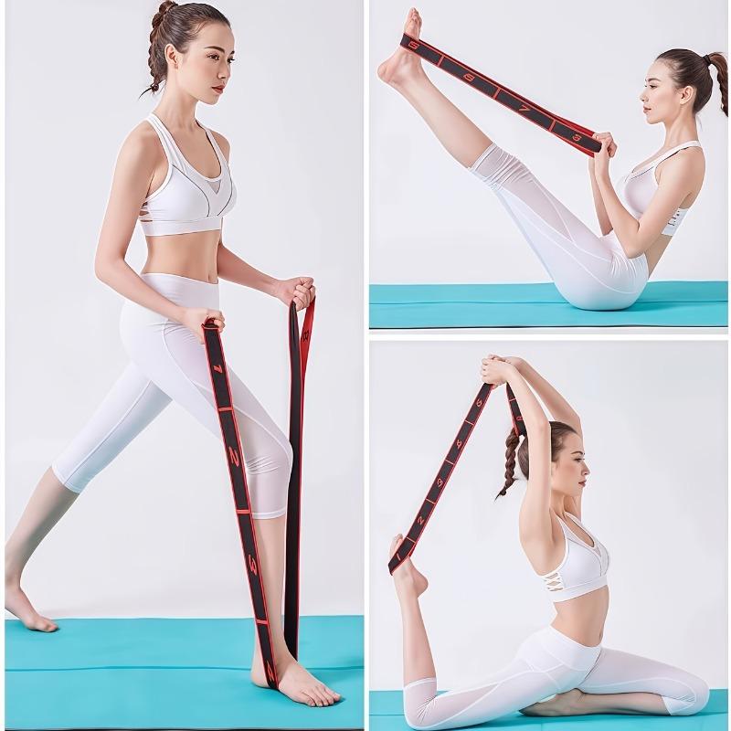 [Yoga & Gymnastics Bands] Non-Slip Gymnastics Resistance Bands, Professional Yoga Training Straps, Multi-Loop Yoga Stretch Bands